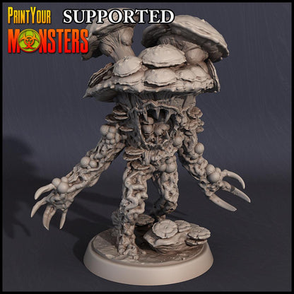 3D Printed Print Your Monsters Grotto Fungi Warriors Nightmare Grotto Fungi 28mm - 32mm D&D Wargaming