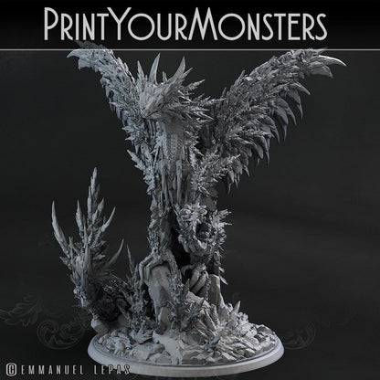 3D Printed Print Your Monsters Hoarfrost Dragon The Wrath of Gloomrime Monsters Part I Set 28mm - 32mm D&D Wargaming