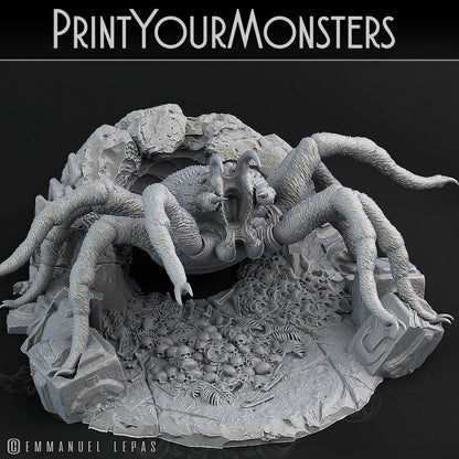 3D Printed Print Your Monsters Hollowhaunt Tarantula Spider 28mm - 32mm D&D Wargaming