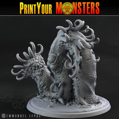3D Printed Print Your Monsters Horrific Plague Worm Plague Army Of Spooky Swamp Set 28mm - 32mm D&D Wargaming