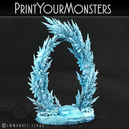 3D Printed Print Your Monsters Ice Portal The Wrath of Gloomrime Monsters Part I Set 28mm - 32mm D&D Wargaming