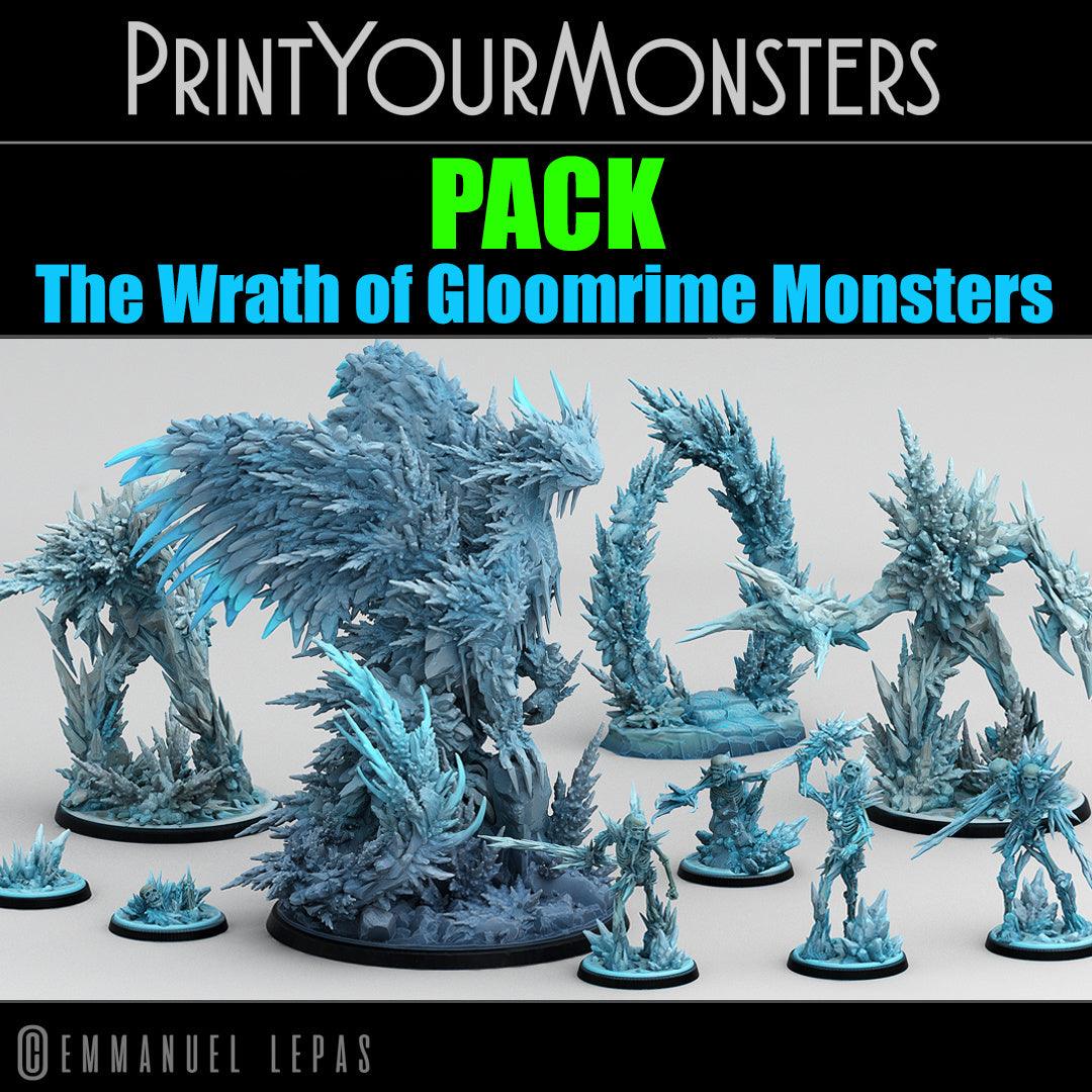 3D Printed Print Your Monsters Ice Portal The Wrath of Gloomrime Monsters Part I Set 28mm - 32mm D&D Wargaming