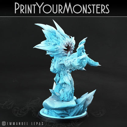 3D Printed Print Your Monsters Iceheart Lamproid The Wrath of Gloomrime Monsters Part II Set 28mm - 32mm D&D Wargaming
