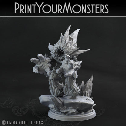 3D Printed Print Your Monsters Iceheart Lamproid The Wrath of Gloomrime Monsters Part II Set 28mm - 32mm D&D Wargaming