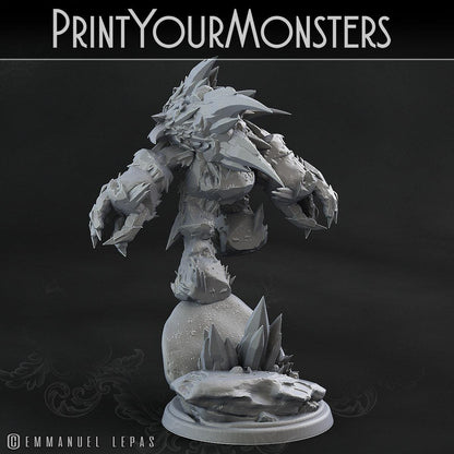 3D Printed Print Your Monsters Iceheart Lamproid The Wrath of Gloomrime Monsters Part II Set 28mm - 32mm D&D Wargaming