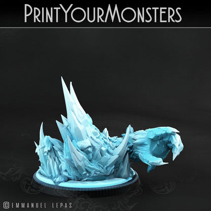 3D Printed Print Your Monsters Iceheart Lamproid The Wrath of Gloomrime Monsters Part II Set 28mm - 32mm D&D Wargaming