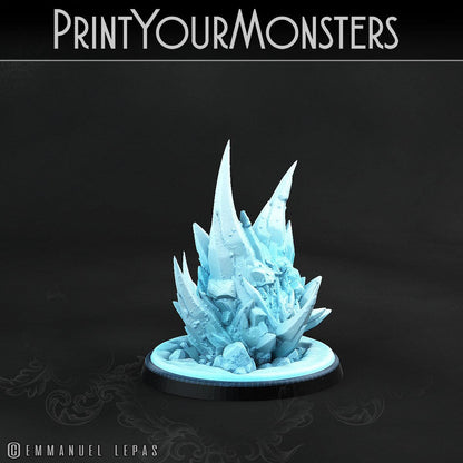 3D Printed Print Your Monsters Iceheart Lamproid The Wrath of Gloomrime Monsters Part II Set 28mm - 32mm D&D Wargaming