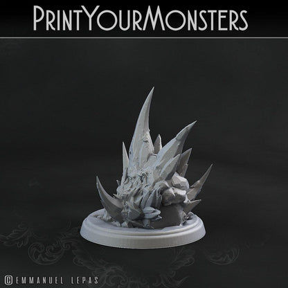 3D Printed Print Your Monsters Iceheart Lamproid The Wrath of Gloomrime Monsters Part II Set 28mm - 32mm D&D Wargaming