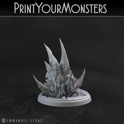 3D Printed Print Your Monsters Iceheart Lamproid The Wrath of Gloomrime Monsters Part II Set 28mm - 32mm D&D Wargaming