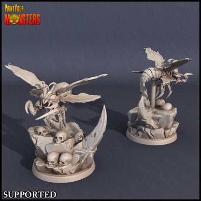 3D Printed Print Your Monsters Infernal Bee Set The Infernal Hive 28mm - 32mm D&D Wargaming