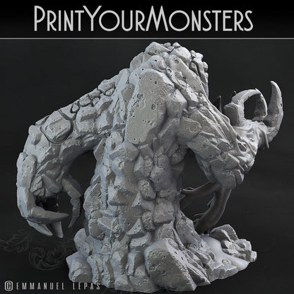 3D Printed Print Your Monsters Infernal Magma Elementals 28mm - 32mm D&D Wargaming