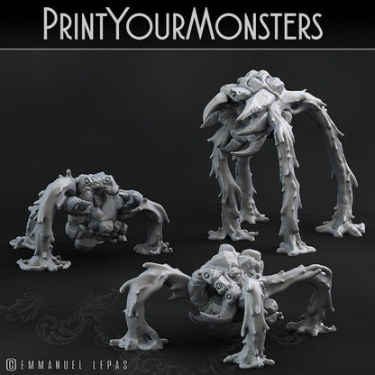3D Printed Print Your Monsters Infernal Magma Spiders 28mm - 32mm D&D Wargaming