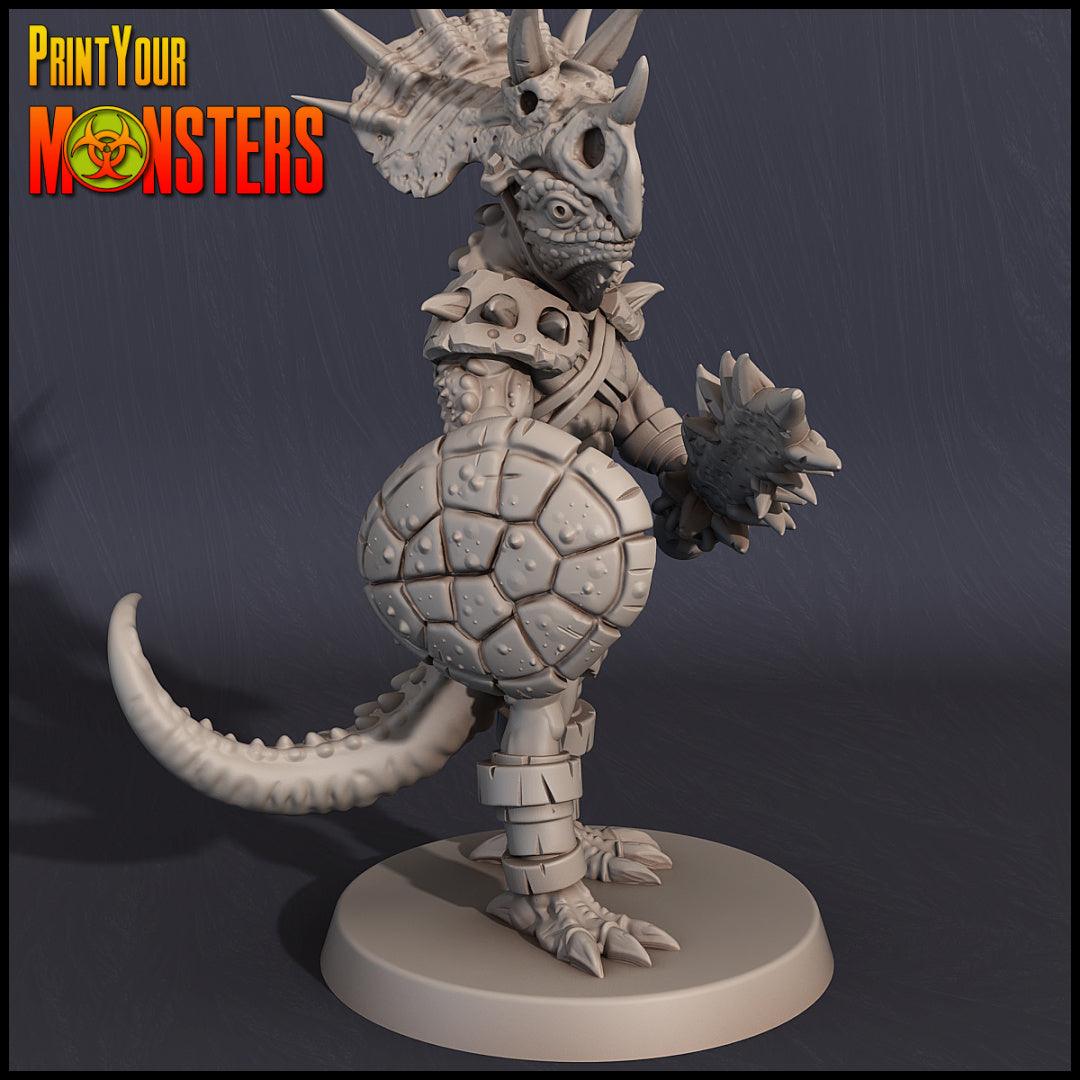 3D Printed Print Your Monsters Lizardmen Set 28mm - 32mm D&D Wargaming