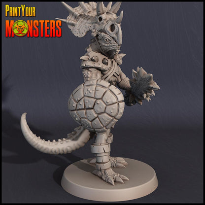 3D Printed Print Your Monsters Lizardmen Set 28mm - 32mm D&D Wargaming