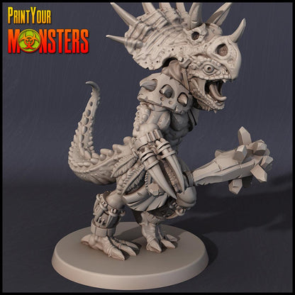 3D Printed Print Your Monsters Lizardmen Set 28mm - 32mm D&D Wargaming