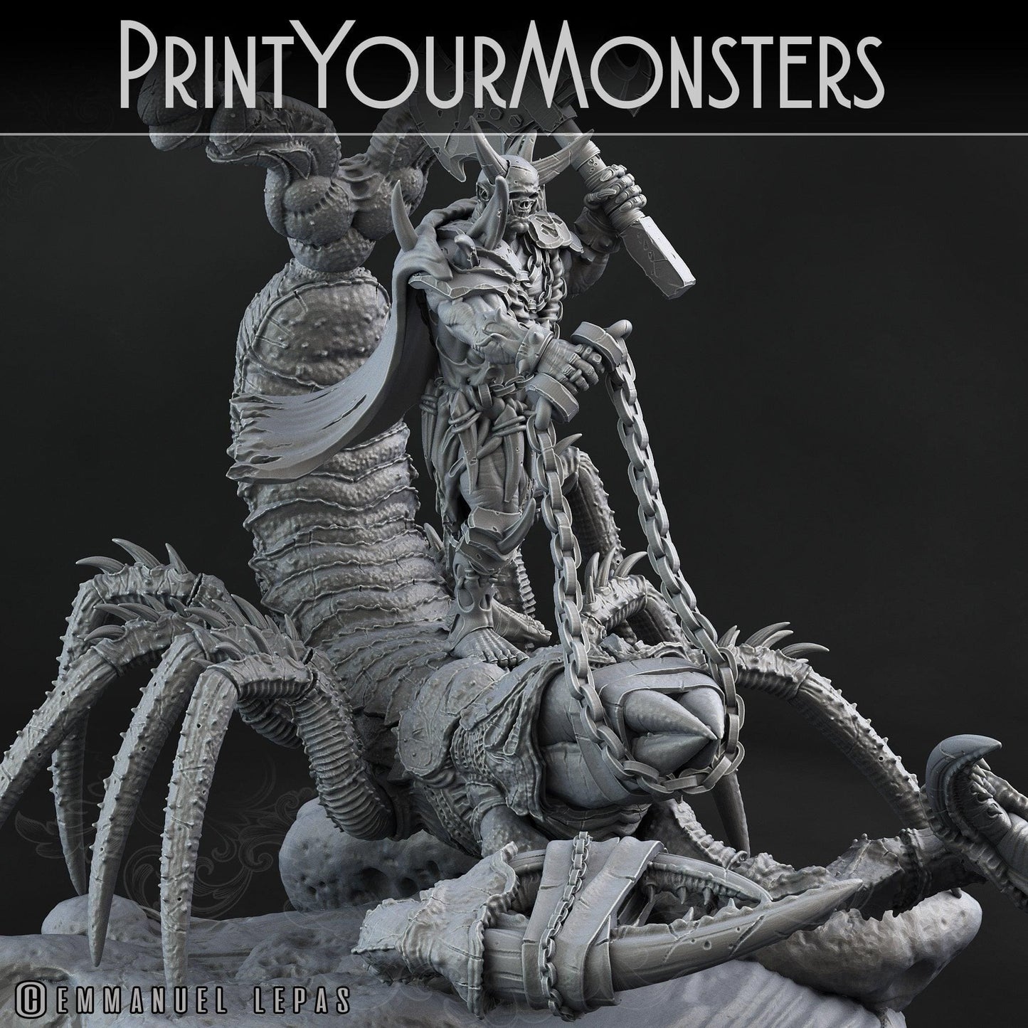 3D Printed Print Your Monsters Piskoramli Desert Orcs Set 28mm - 32mm D&D Wargaming