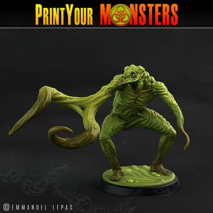 3D Printed Print Your Monsters Plague Men Plague Army Of Spooky Swamp Set 28mm - 32mm D&D Wargaming