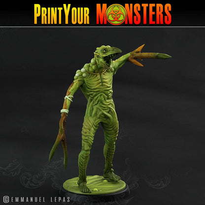 3D Printed Print Your Monsters Plague Men Plague Army Of Spooky Swamp Set 28mm - 32mm D&D Wargaming