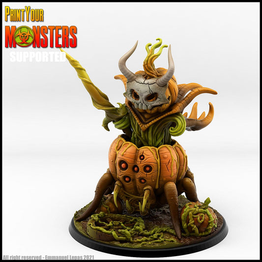 3D Printed Print Your Monsters Pumpkin Lord Pumpkins Attack Pack 28mm - 32mm D&D Wargaming
