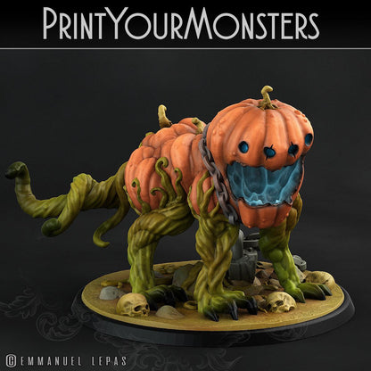 3D Printed Print Your Monsters Pumpkins Attack Pack II Set 28mm - 32mm D&D Wargaming