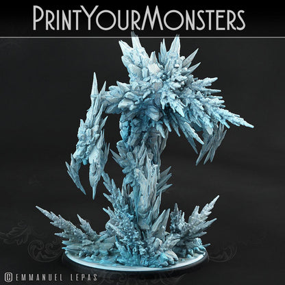 3D Printed Print Your Monsters Rimethorn Golems The Wrath of Gloomrime Monsters Part I Set 28mm - 32mm D&D Wargaming