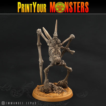 3D Printed Print Your Monsters Skeletons Land of Bones Set 28mm - 32mm D&D Wargaming