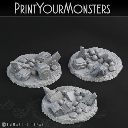 3D Printed Print Your Monsters Skullcap Hermit Spiders 28mm - 32mm D&D Wargaming
