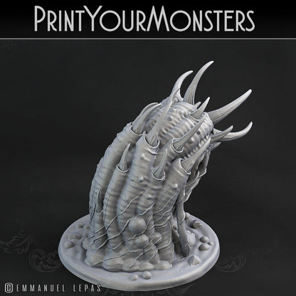 3D Printed Print Your Monsters Swamp Worms Total Worms 2 Set 28mm - 32mm D&D Wargaming