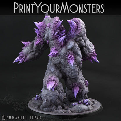 3D Printed Print Your Monsters Total Golems Set 28mm - 32mm D&D Wargaming