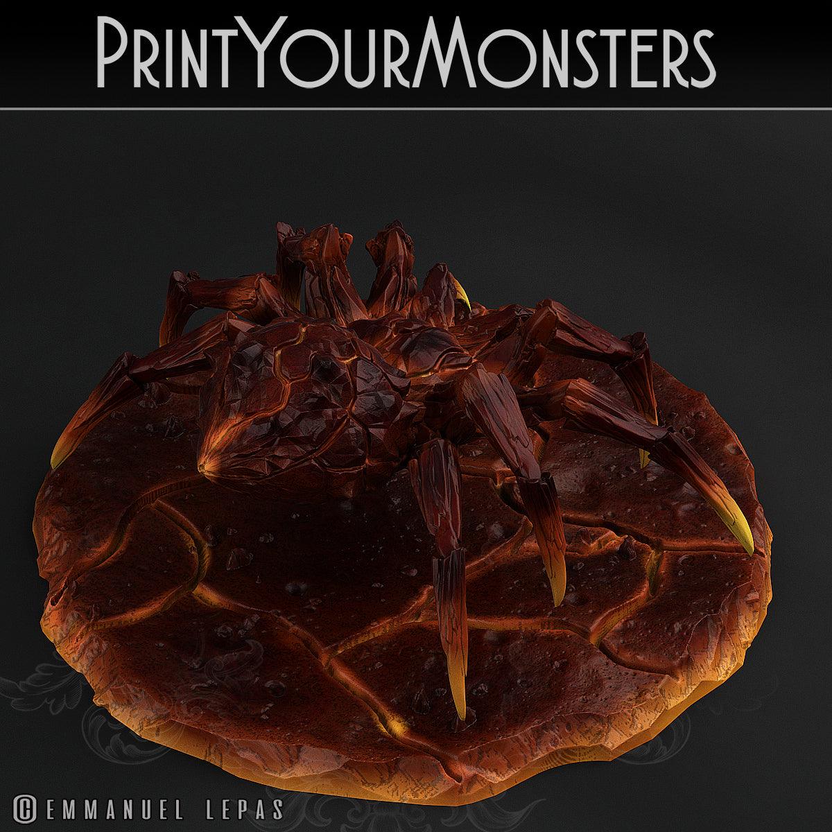 3D Printed Print Your Monsters Total Spiders Set 28mm - 32mm D&D Wargaming