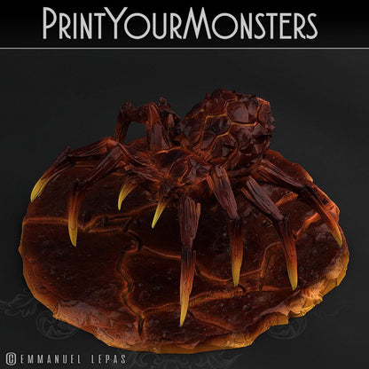 3D Printed Print Your Monsters Total Spiders Set 28mm - 32mm D&D Wargaming