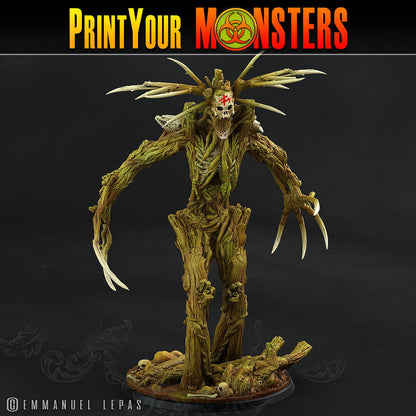 3D Printed Print Your Monsters Undead Treants The Shadowcreep Wood Set 28mm - 32mm D&D Wargaming