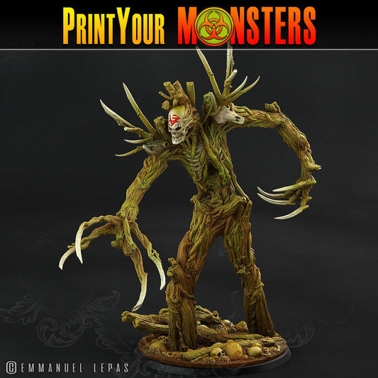 3D Printed Print Your Monsters Undead Treants The Shadowcreep Wood Set 28mm - 32mm D&D Wargaming