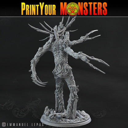 3D Printed Print Your Monsters Undead Treants The Shadowcreep Wood Set 28mm - 32mm D&D Wargaming