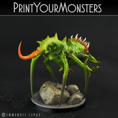 3D Printed Print Your Monsters Void Tyrant Worms Subterranean Terrors 28mm - 32mm D&D Wargaming