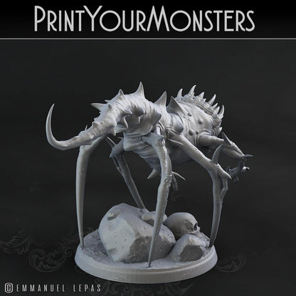 3D Printed Print Your Monsters Void Tyrant Worms Subterranean Terrors 28mm - 32mm D&D Wargaming