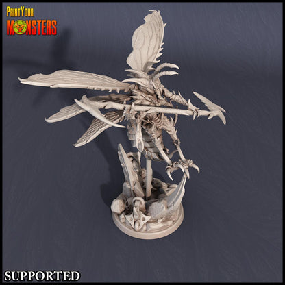 3D Printed Print Your Monsters Wasp Warrior Set The Infernal Hive 28mm - 32mm D&D Wargaming