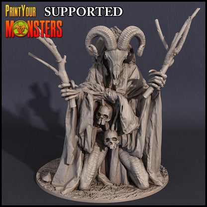 3D Printed Print Your Monsters Witches Pack Full Set 28mm - 32mm D&D Wargaming