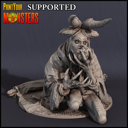 3D Printed Print Your Monsters Witches Pack Set 28mm - 32mm D&D Wargaming