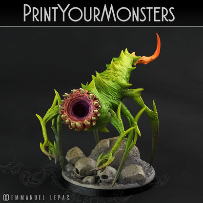 3D Printed Print Your Monsters Worms Subterranean Terrors 28mm - 32mm D&D Wargaming