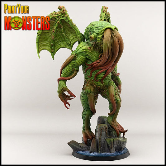 3D Printed Print your Monster Chtulhu 28 32mm D&D