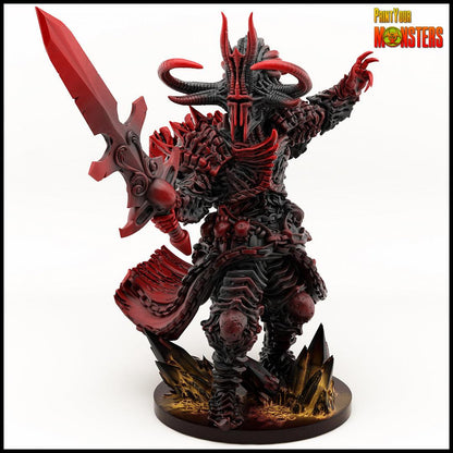 3D Printed Print your Monster Death Knight 28 32mm D&D