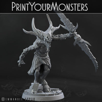 3D Printed Print your Monster Demons Set 28 32mm D&D