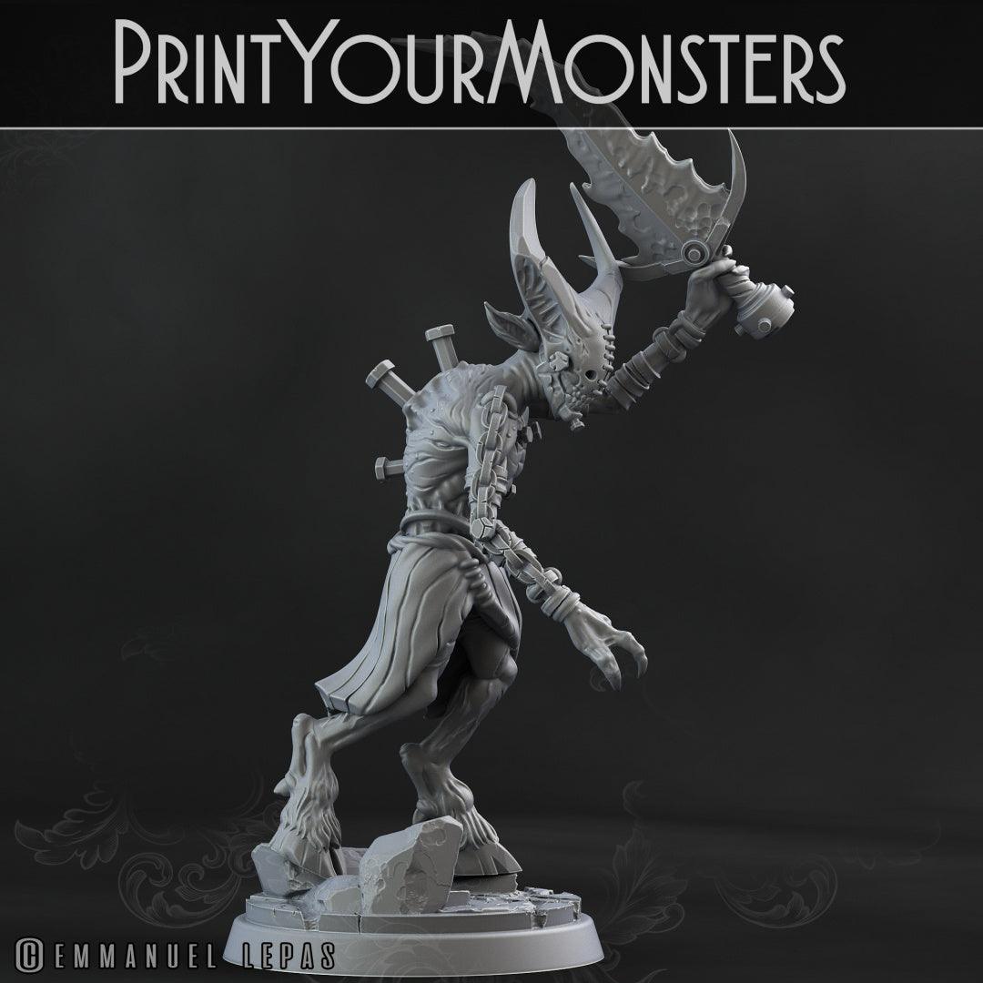 3D Printed Print your Monster Demons Set 28 32mm D&D