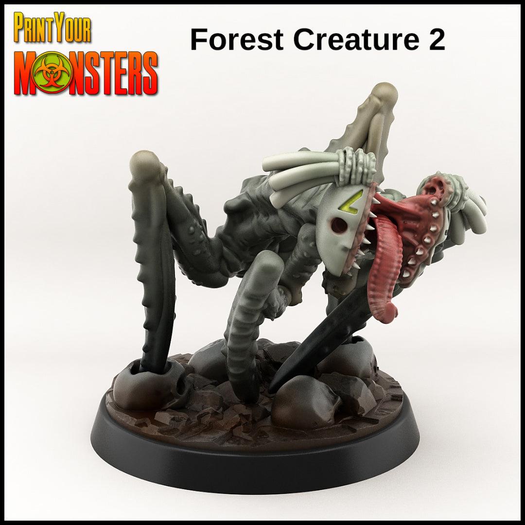 3D Printed Print your Monster Forest Creature Mask Set 28 32mm D&D