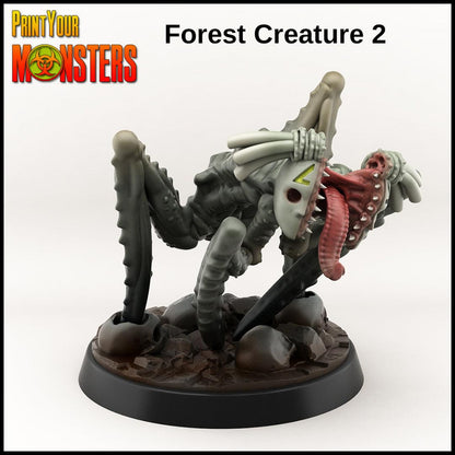 3D Printed Print your Monster Forest Creature Mask Set 28 32mm D&D