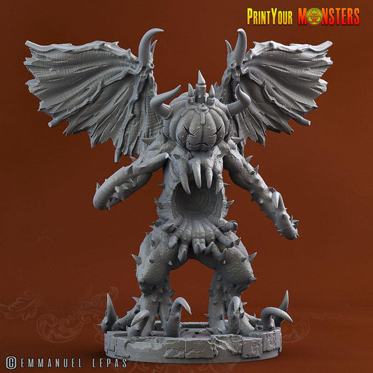 3D Printed Print your Monster Giant Hell Pumpkin Pumpkins From Hell 28 32mm D&D