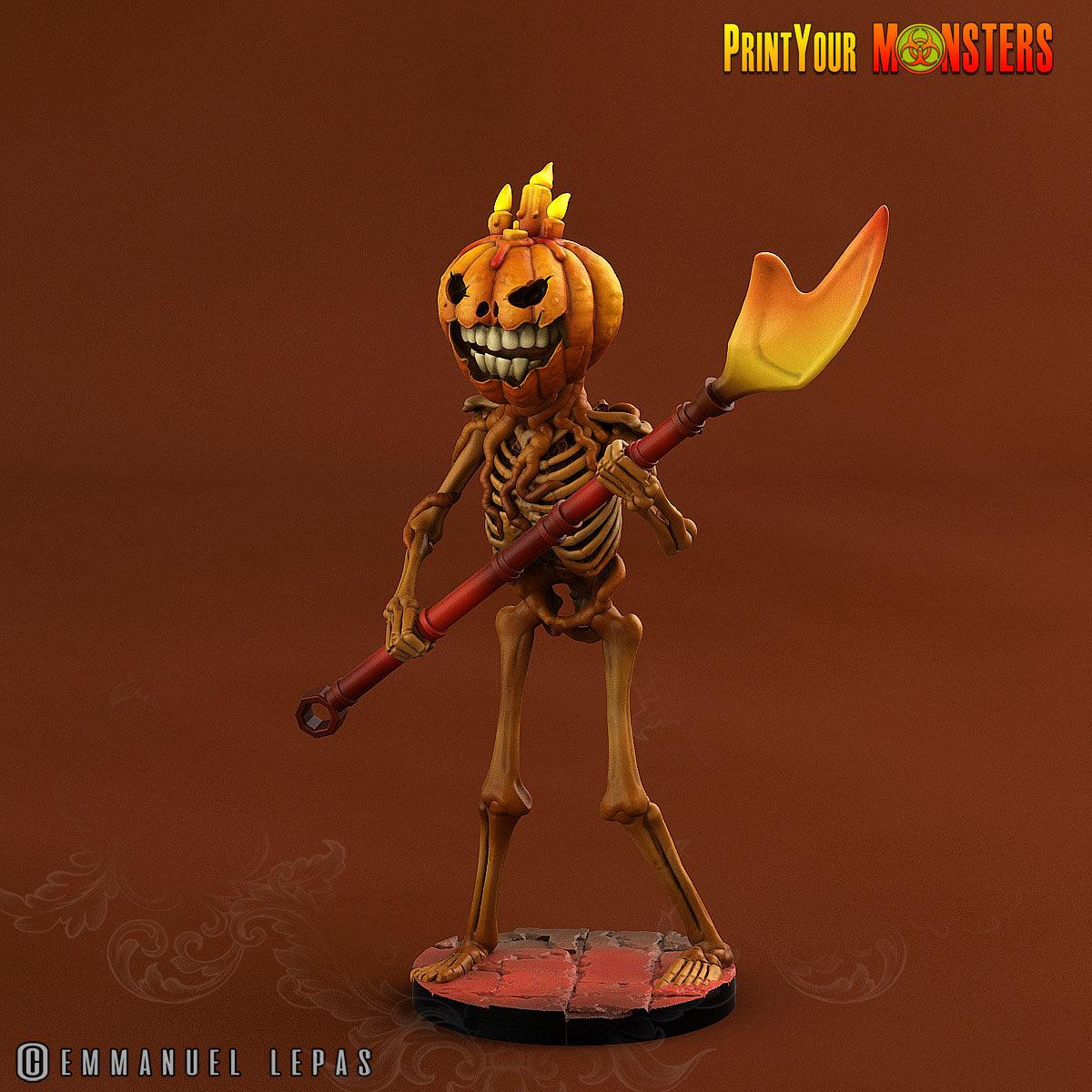 3D Printed Print your Monster Pumpkin Soldiers Pumpkins From Hell 28 32mm D&D