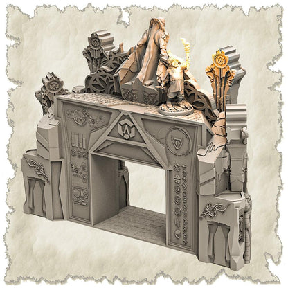 3D Printed SAWANT3D Abandoned Base of Space Elves Set 28 32mm Ragnarok d&d