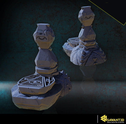 3D Printed SAWANT3D Altar of Neptune 28 32mm Ragnarok d&d